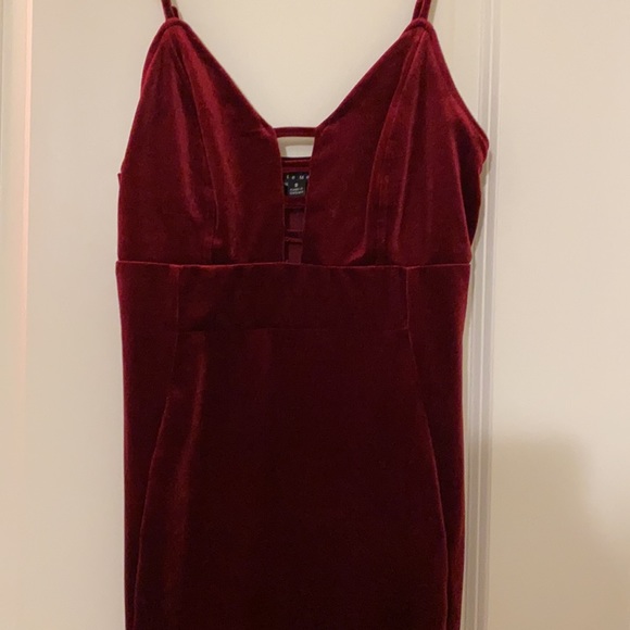 Red Velvet Dress - Picture 2 of 3